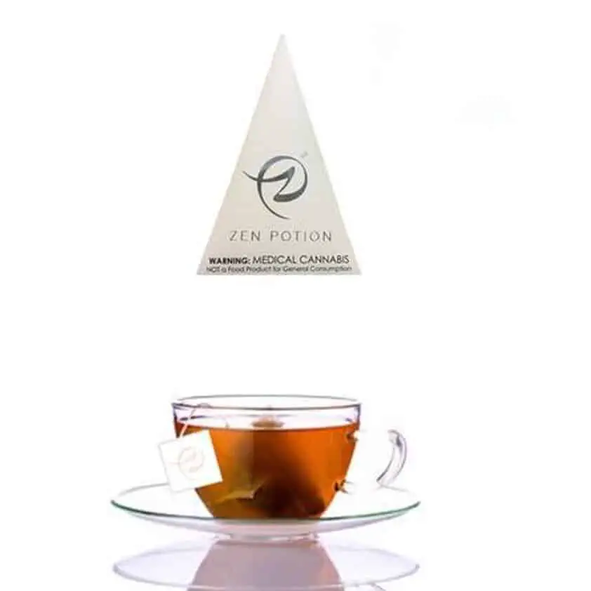 Zen Potion Tea - The beauty of tea and cannabis blend perfectly to truly create a cup of zen. Besides the aromatic herbal concoctions, tea lovers will love the gorgeous packaging and elegant pyramid tea bag infusers. Tucked inside is a thoughtful Buddhist quote. Of the six teas offered, each is a different herbal variety and THC strength ranging from 2.5mg to 20mg. // zenpotion.org