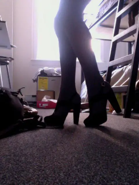 I rocked heels.