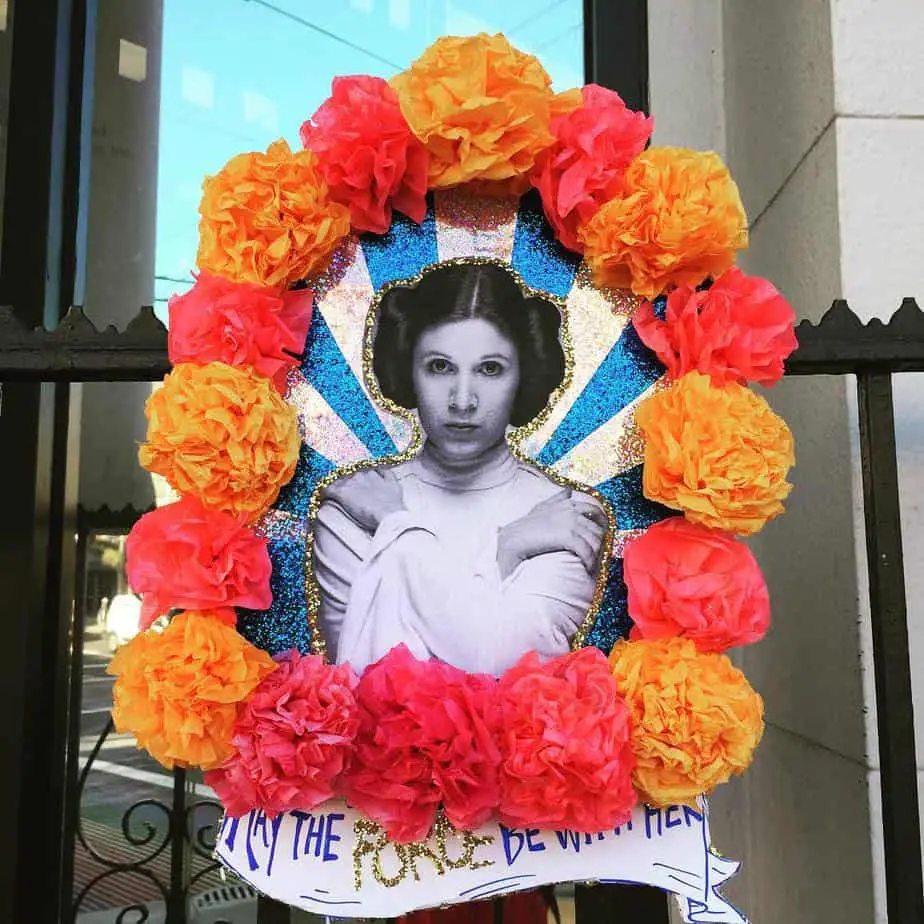 The memorial that honors one of her most famous roles. Photo via Instagram.