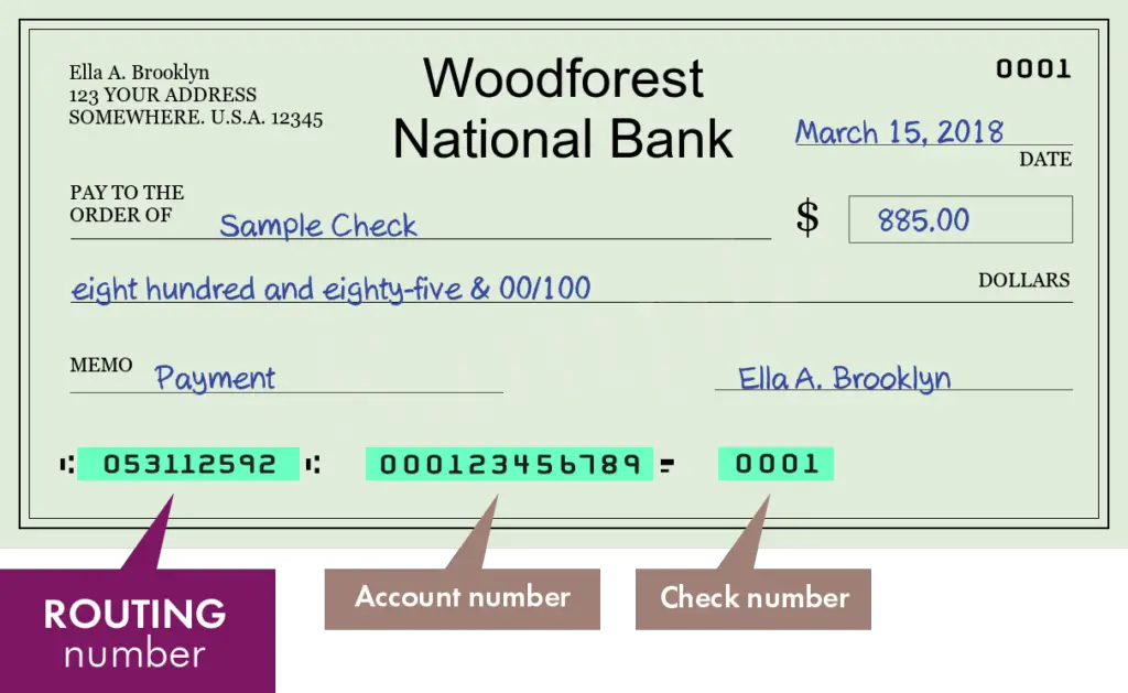 How To Find Woodforest Account Number?