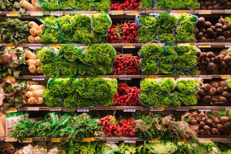 Why is Produce sprayed with water in the Grocery Store?