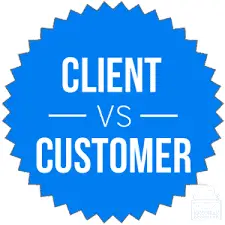 client vs customers