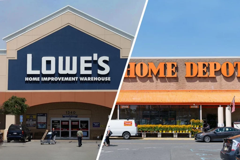Is Home Depot own Lowes?