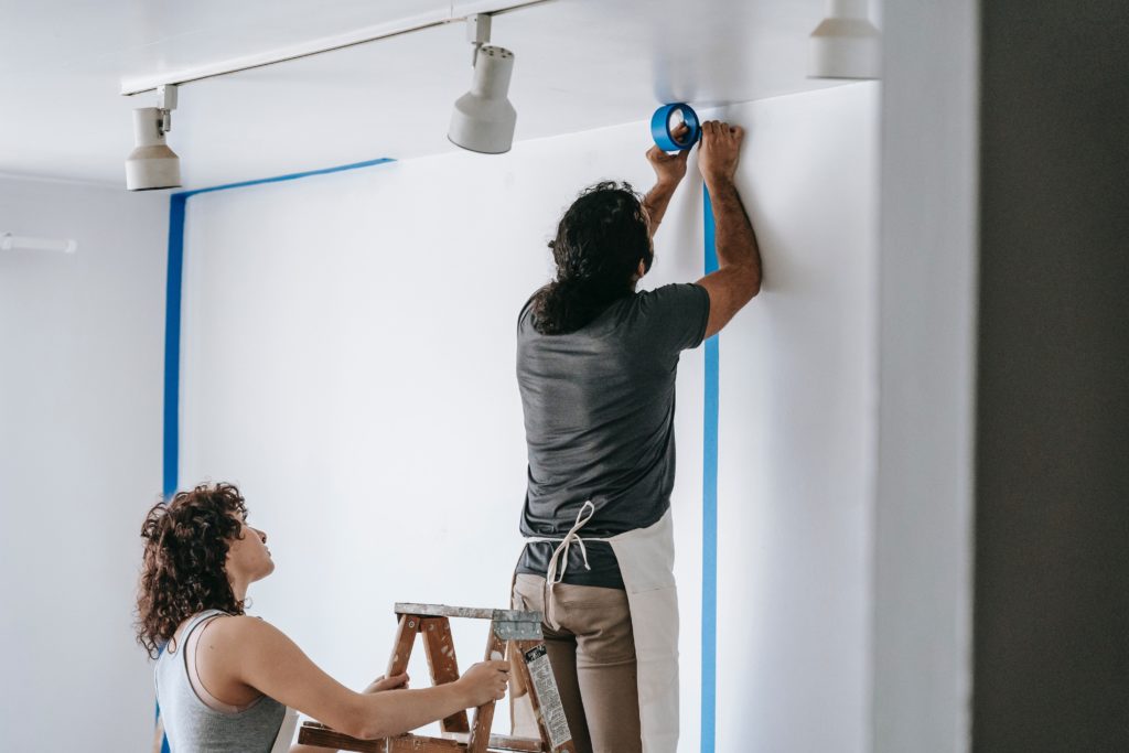 Frog Tape To Paint Easy Accent Wall 