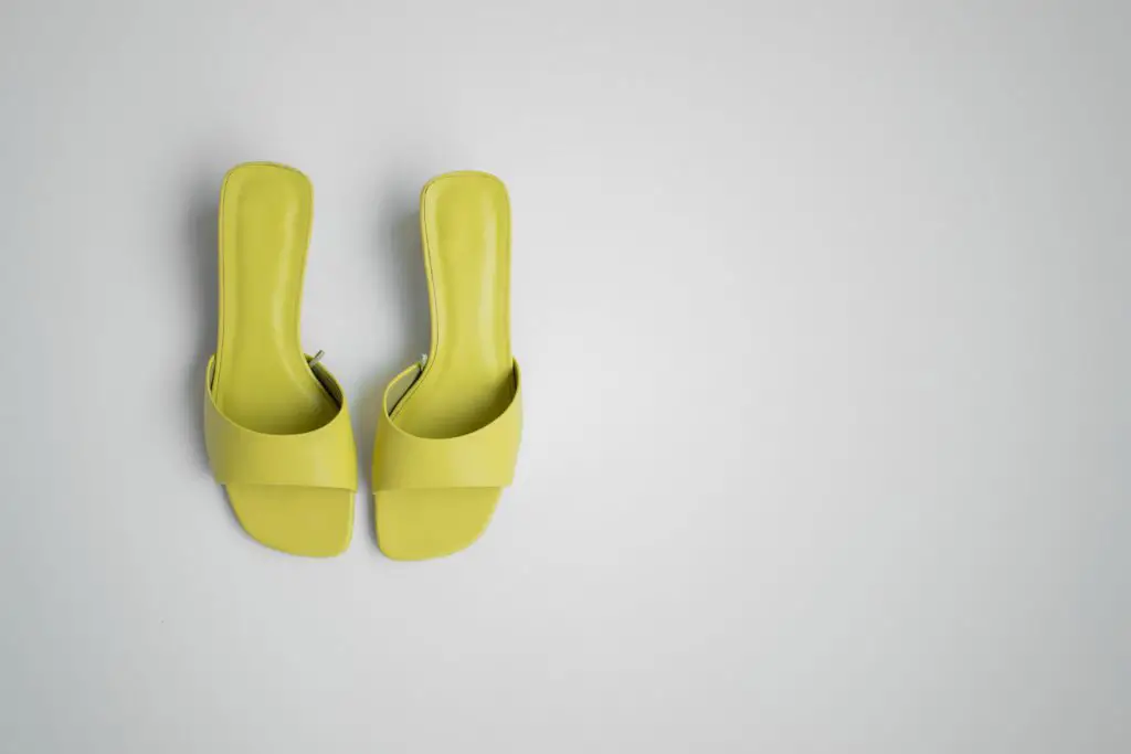 Aldi Yellow Sandals