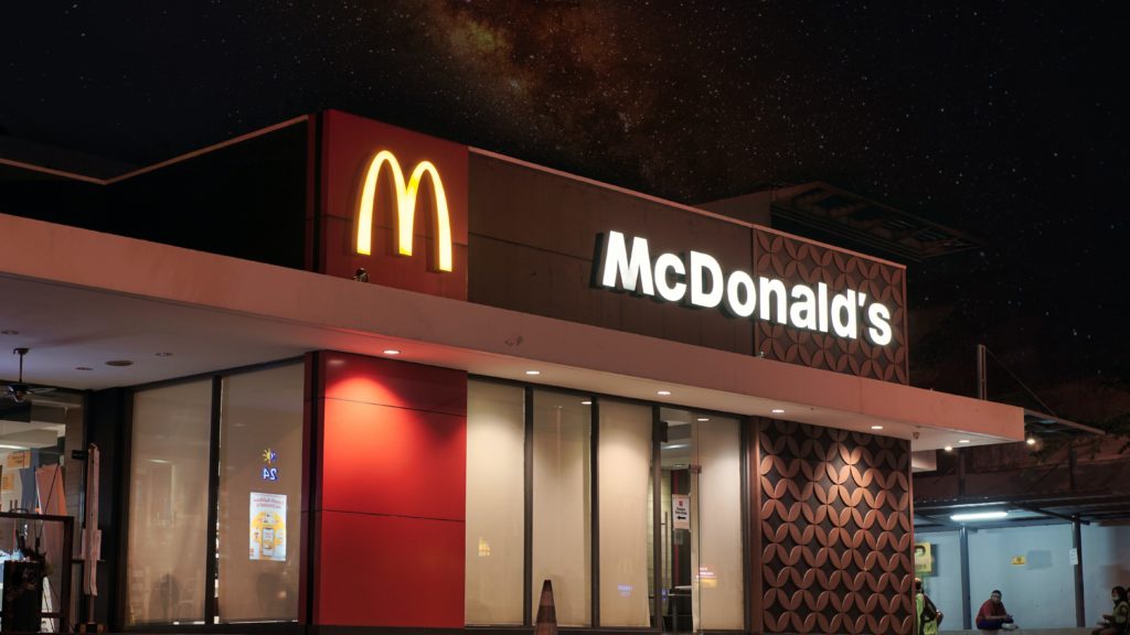 McDonalds take American Express 